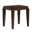 Table d'appoint carrée 23 pouces Classic Edge