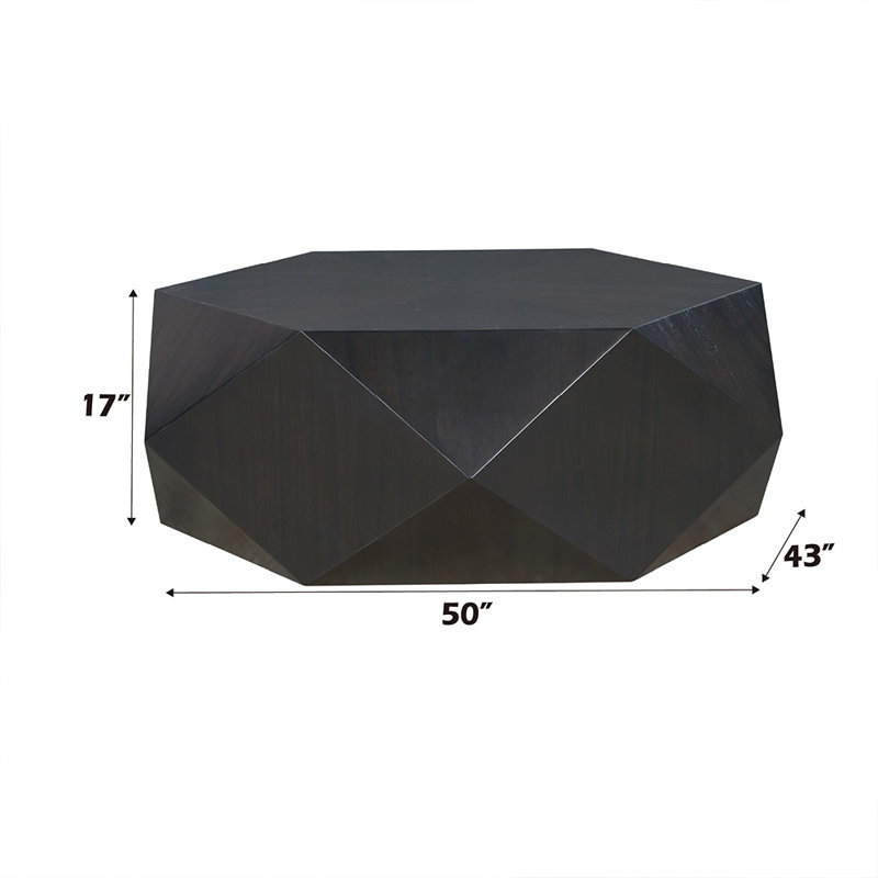 Table basse Clorence, Noir
