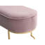 Velvet Upholstered Bench
