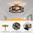Bonnyrigg 3-Light Geometric Cage Flush Mount Light-1009442267