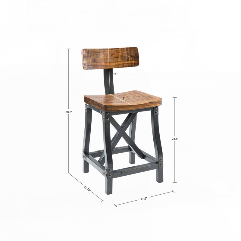 Counter Stool with Back