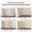 Foldable Paper Room Divider, Freestanding Movable Partition Wall with Display Shelves, No Drill Privacy Screen for Office, Exhibition & Event