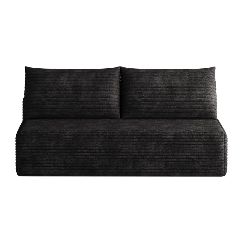 Canapé d'angle infonuagique, canapé modulaire moderne avec assise profonde, canapés rembourrés pour salon et chambre, aucun assemblage requis (tissu en velours côtelé moelleux)