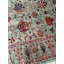 Tapis bleu sarcelle en laine et coton Original