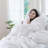MooMee Duvet Cover Set 100% Washed Cotton Linen Like Textured Lightweight-111219967-109236630