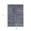 Tapis intérieur / extérieur bleu et gris 9 'x 12' Medallion