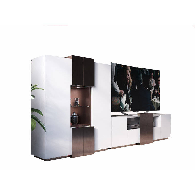 Meuble audio-vidéo pour téléviseur de 70 po ou moins Maximo 19, Noir perle