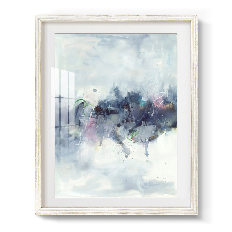 Birds I -Framed Print, 28.5" H x 20.5" W, White