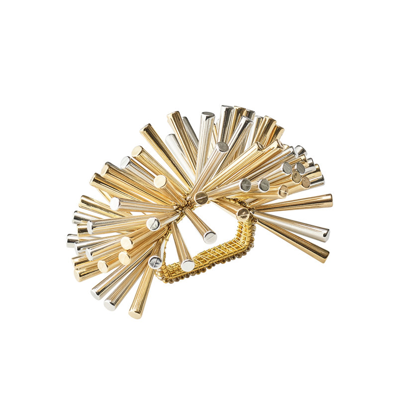 Croco Fringe Napkin Ring