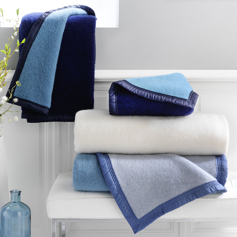 Lajon Blanket, W180 x L240cm, Navy