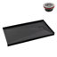 Base de douche 60 po x 32 po en alcôve en acrylique noir brillant avec bonde droite, bonde incluse-115223752