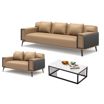 Simple modern creative office sofa set