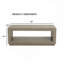 Table basse rectangulaire avec socle et tablette inférieure ouverte-1107886901