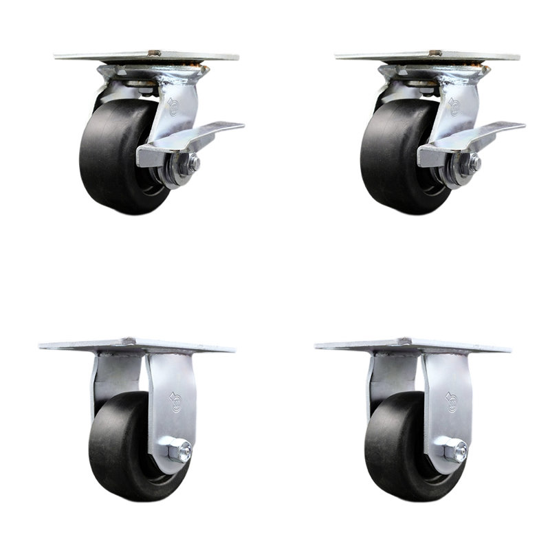 4 Piece Polyolefin Caster Set