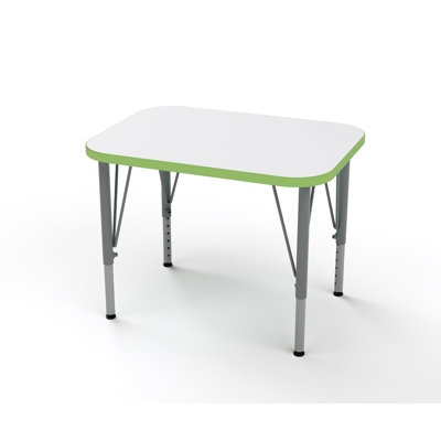 Versa Laminate Collaborative School Desk Activity Table with Height Adjustable Legs