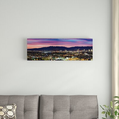 Culver City, Santa Monica Mountains and West Los Angeles, California' Photographic Print on Canvas -  East Urban Home, EASU1346 34048886