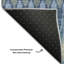 Tapis en denim de qualité supérieure lavable à la machine Prisco-348685454