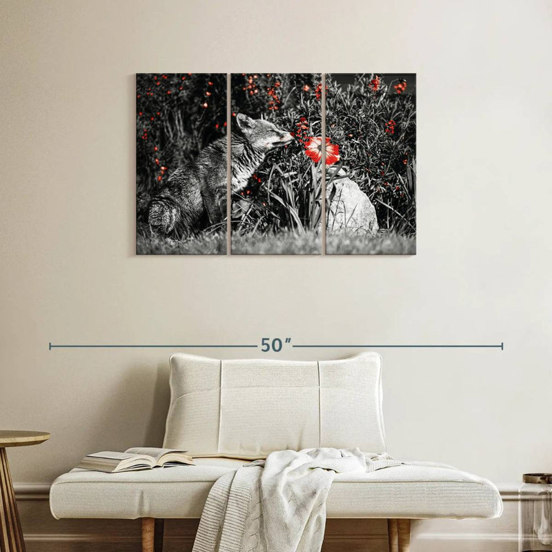 Brampt Red Fox Garden Pop, 24" H x 38" W