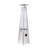 Quartz Galss Tube Patio Heater, Visual Flame Heater 40000BTU -Stainless Steel-2164502