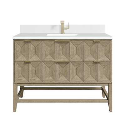 Emmeline 48'' Single Bathroom Vanity with Top
