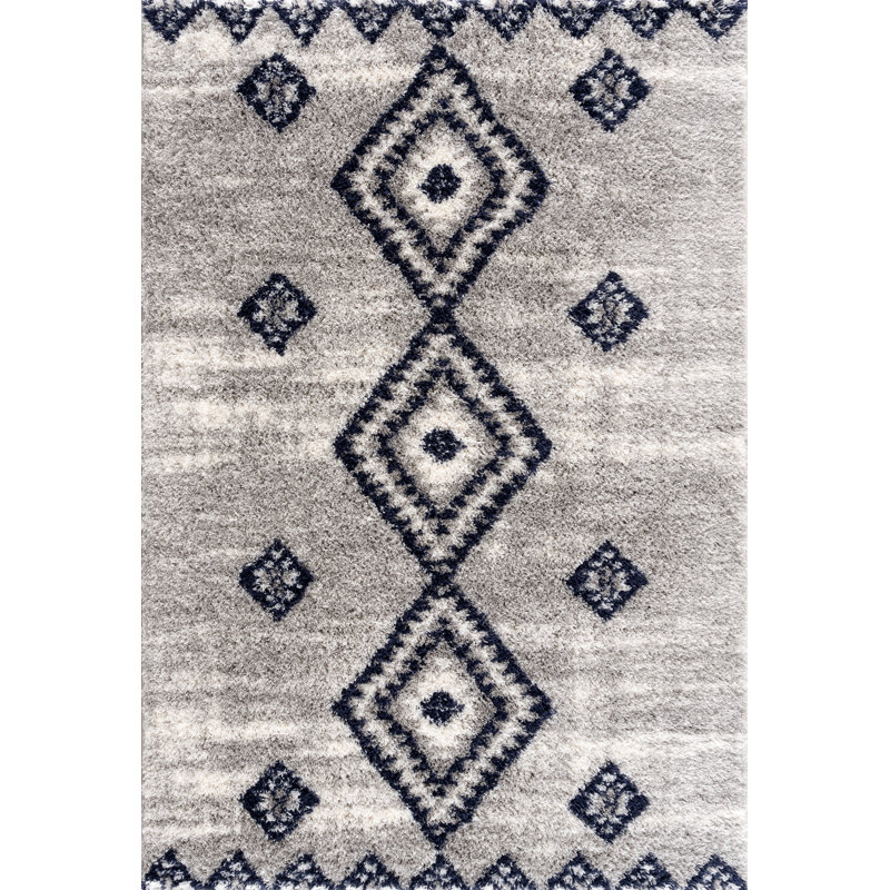 Tapis gris, Rectangle 3 pi 9 po x 5 pi 6 po