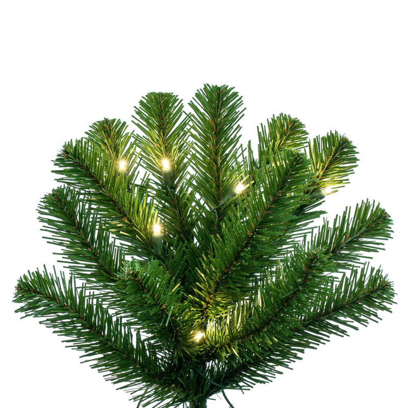Artificial Pine Christmas Tree with Lights, 6.5'