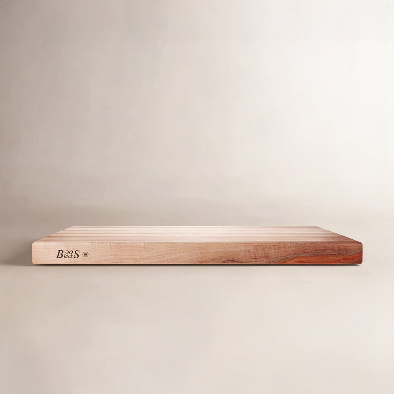 John Boos Maple Wood Edge Grain Reversible Cutting Board, 18" L x 12" W x 2.25" D, Maple
