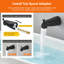 Ensemble de garniture de robinet de douche à 5 poignées avec système de douche mural à 5 poignées avec valve brute-120000594