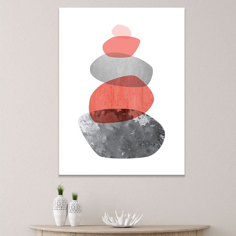 «Balancing Stones», reproduction sur toile, H 24 po x l 18 po x P 1,5 po, Toile tendue
