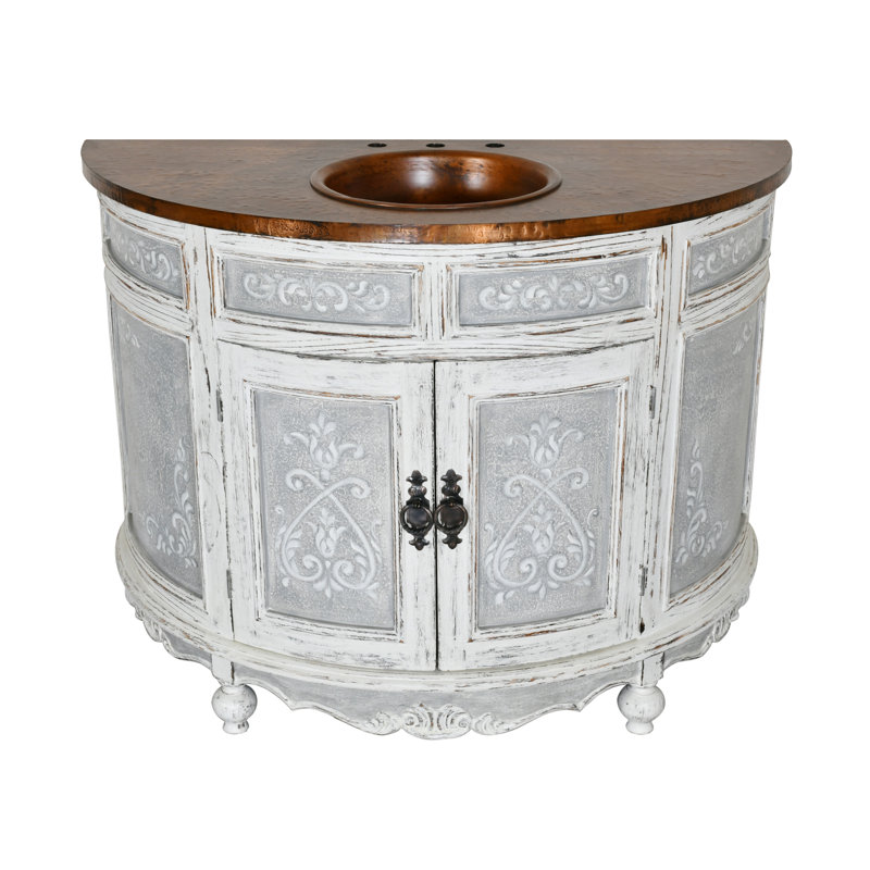 Meuble-lavabo simple 48 po Vogelsang, Blanc