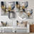 Shapes And Lines Abstract Marble III - Abstract Marble Metal Wall Art-520006892