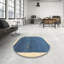 Tapis abstrait bleu ciel-704581448