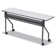 Rectangle Modular Training Table with Casters and Modesty Panel