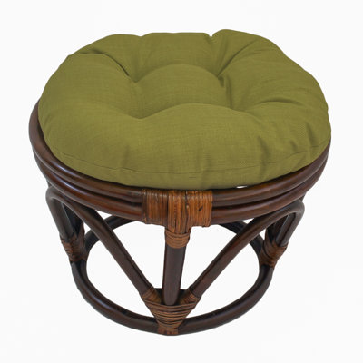 Repose-pieds d'extérieur avec coussin Arvina