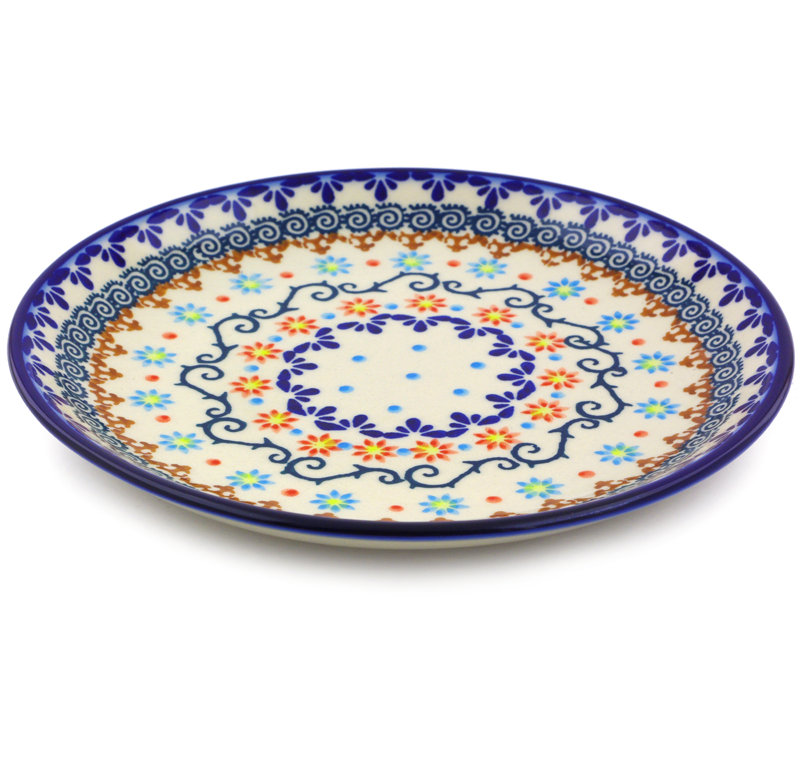 Sunflower Dance Stoneware Salad/Dessert Plate