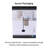 Freestanding 3-Arm Towel Rack in Black Steel