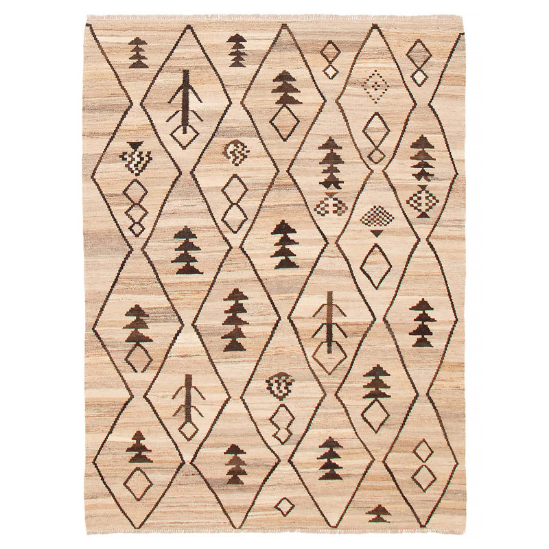 Tapis kaki unique de conception rectangulaire 6 pi 1 po x 8 pi 2 po