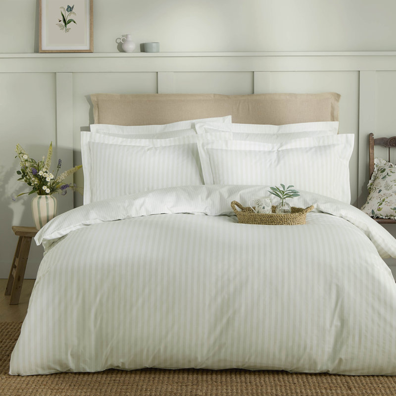 UPPINGHAM STRIPE, King  Duvet Cover + 2 pillowcases