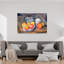Straw-Covered Vase, Sugar Bowl And Apples, 1890-93 Abstract Contemporary Wall Art Print by Paul Cezanne - Wrapped Canvas Print-1150929439