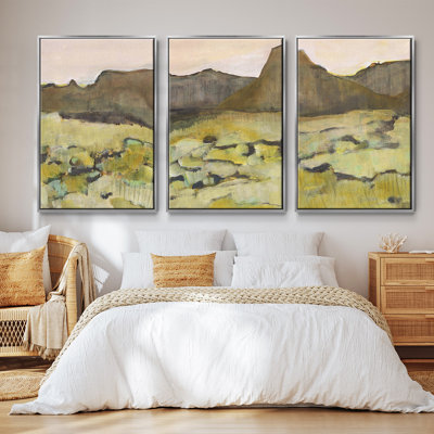 Desert Road Trip IIFramed Premium Gallery Wrapped Canvas Set of 3