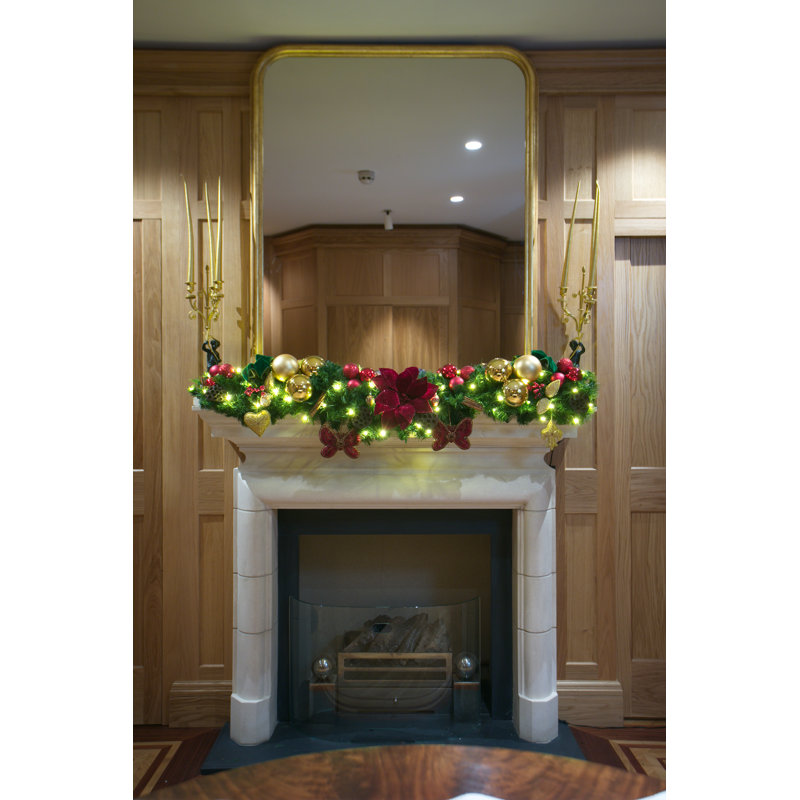 135cm Lighted Faux Pine Garland with Lights