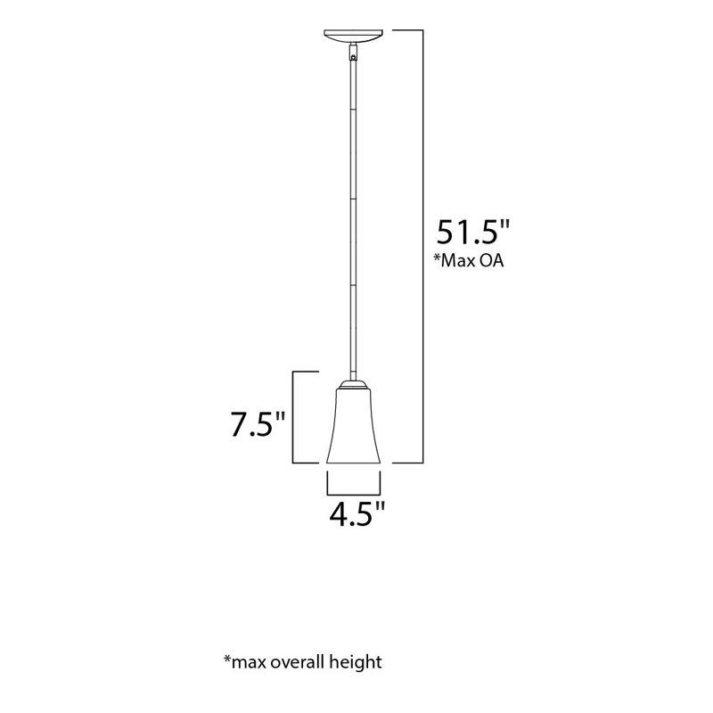 Ashunta 1 - Light Single Pendant, Oil Rubbed Bronze