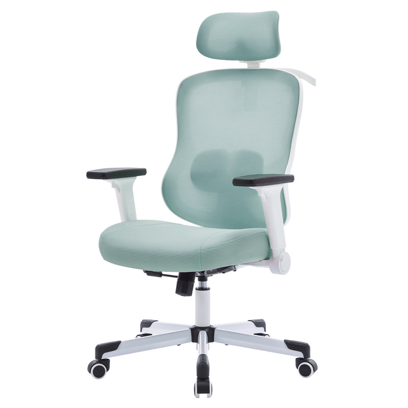 Fauteuil de bureau ergonomique Mawgan, Bleu