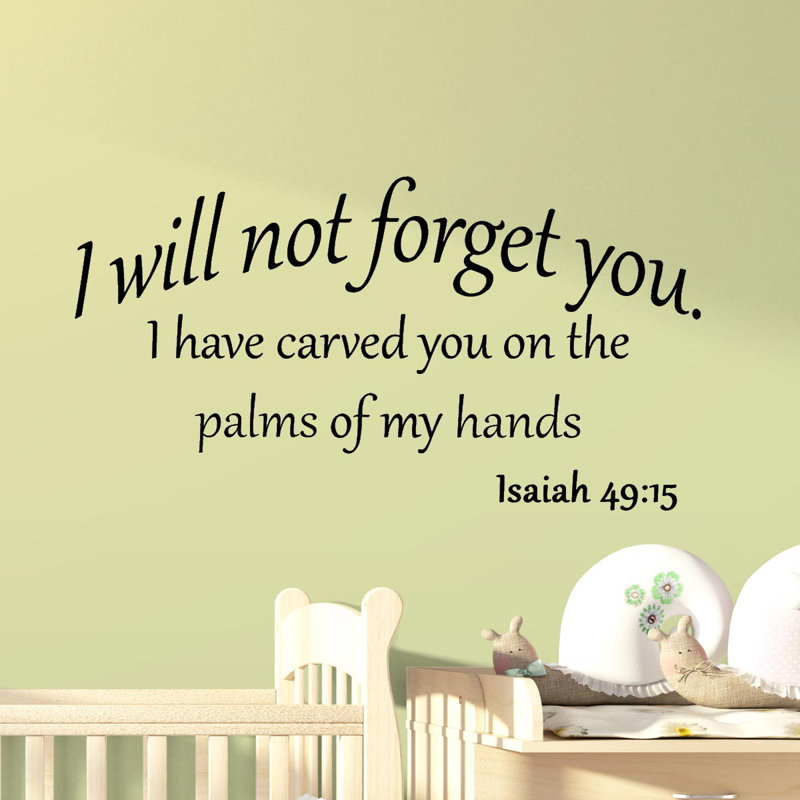 Glenloft Text & Numbers Wall Decal, 21" H x 38.5" W