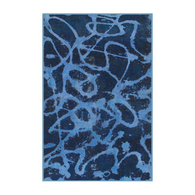 Tapis abstrait moderne 1124