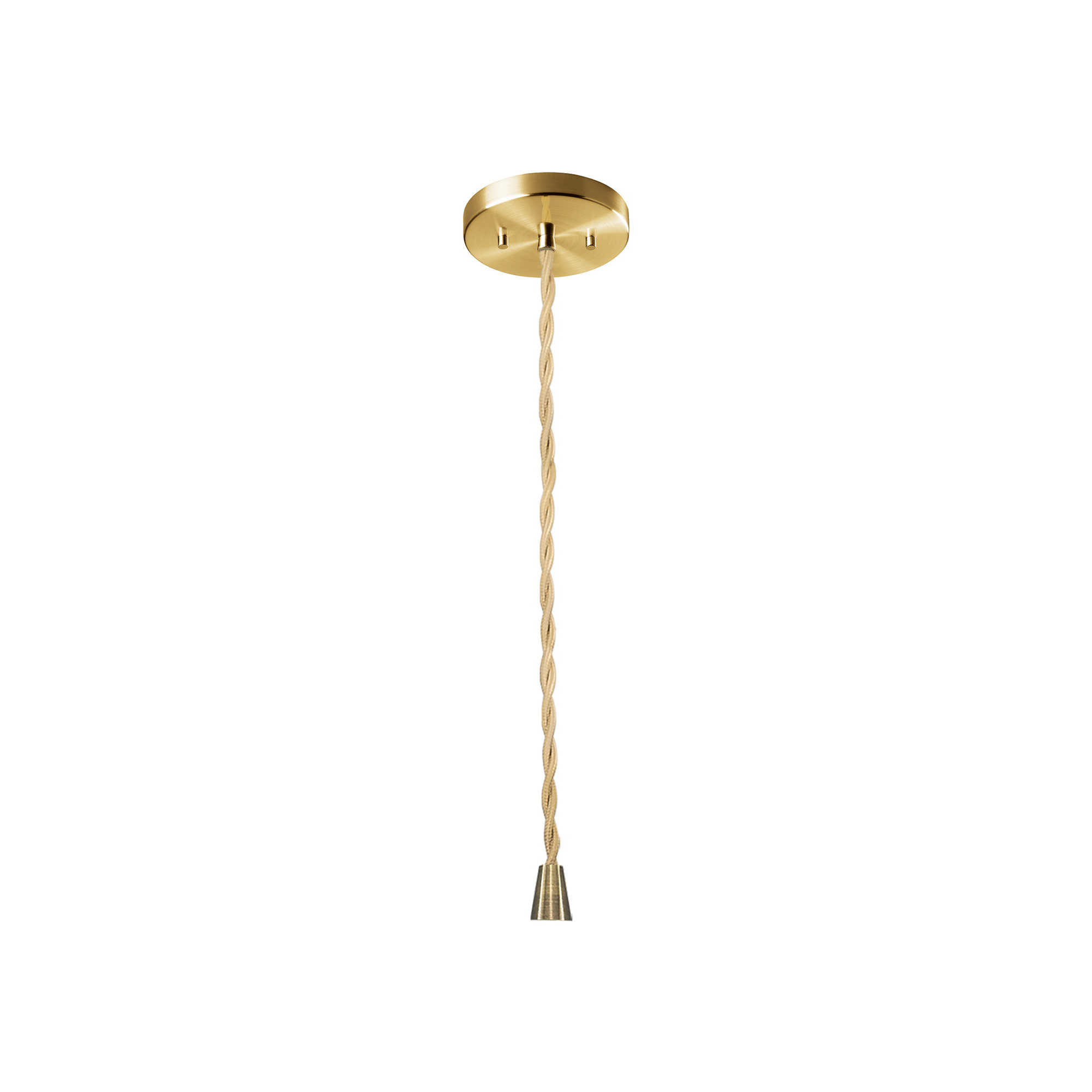 Fallon Ceramic Dimmable Pendant, White Crackle, 7.5" H x 15.5" W x 15.5" D, Antique Brass