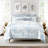 Rustic Cabin Cornflower Blue Comforter Set 8 Piece-101884085