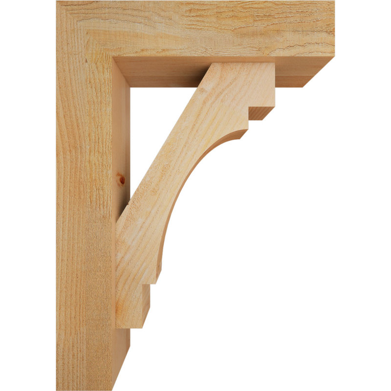 Support Merced Block avec support décalé, 28 x 20, Sapin Douglas de l 6 po (scié brut)