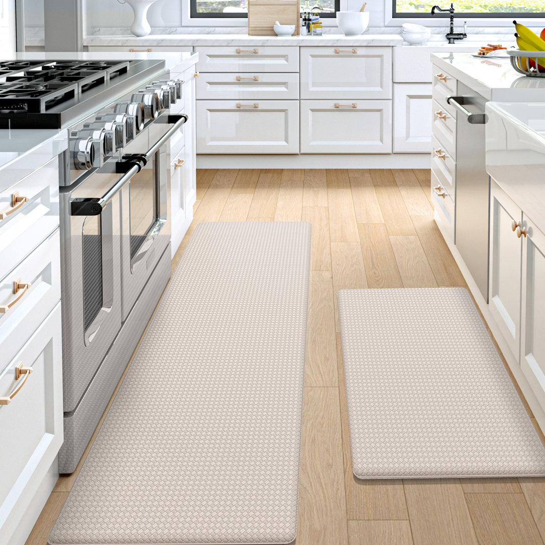 Vyolette Memory Foam Ant-Fatigue Non-Skid Kitchen Mat