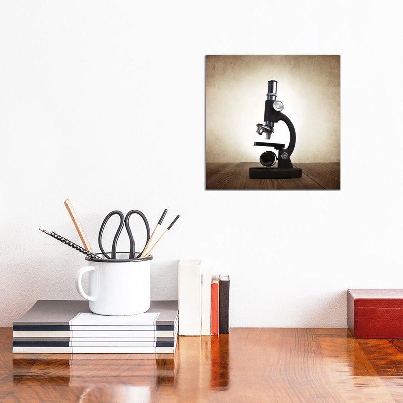 Microscope - Print on Canvas, Wrapped Canvas, 30.48 cm H x 30.48 cm W